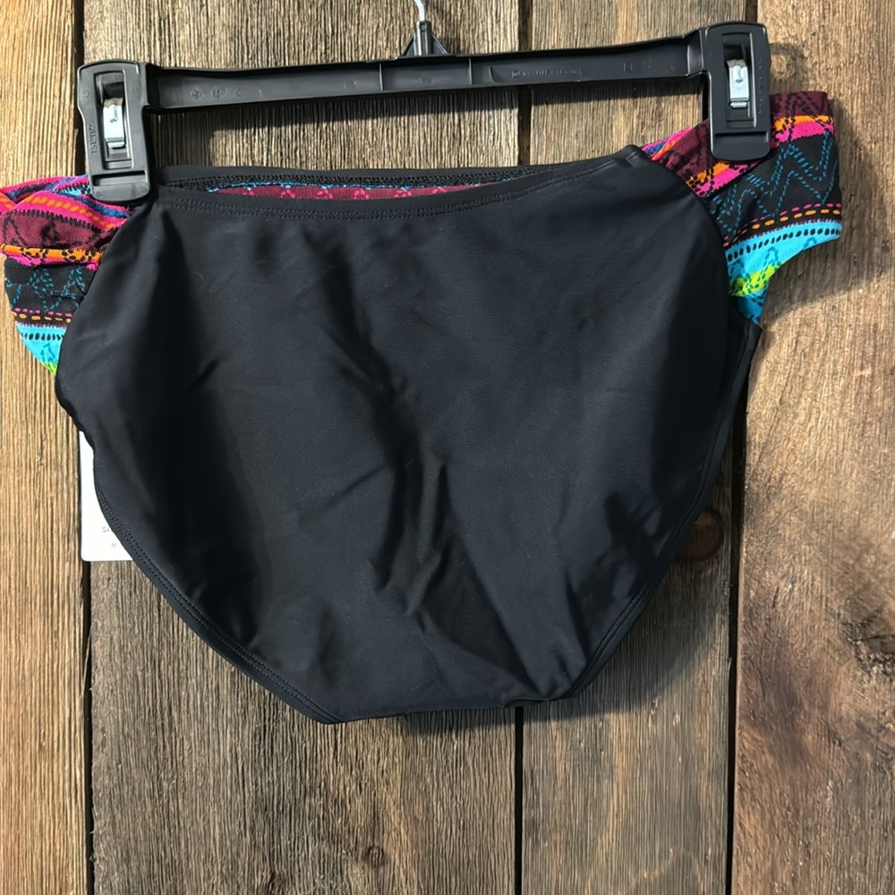Athleta black and print swim bottoms - Picture 2 of 3